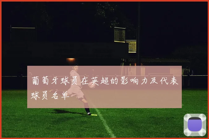 葡萄牙球员在英超的影响力及代表球员名单